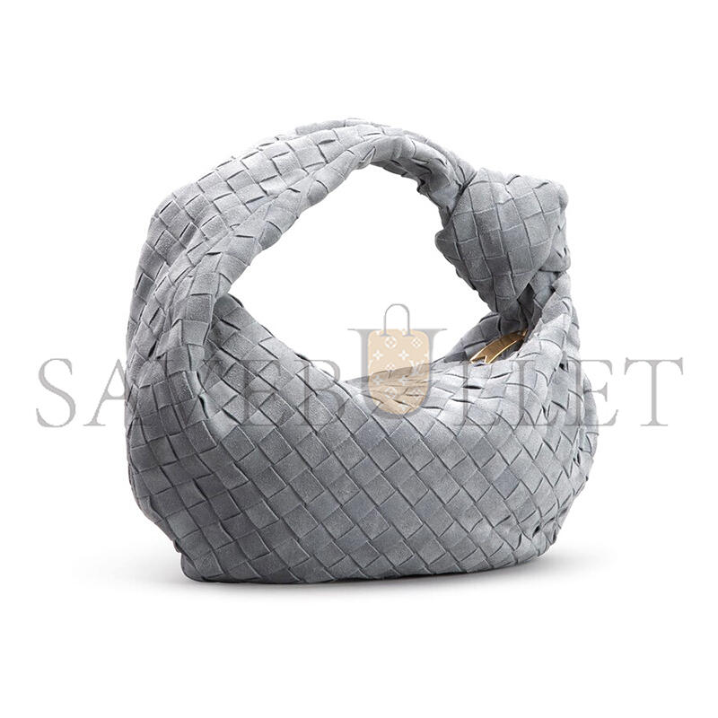 BOTTEGA VENETA JODIE TEEN INTRECCIATO CASHMERE SUEDE SHOULDER BAG 600261 (48*40*16cm)